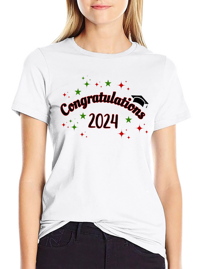 Camiseta Negra de Graduación 2024 - ¡Felicidades!