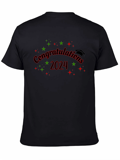 Camiseta Negra de Graduación 2024 - ¡Felicidades!