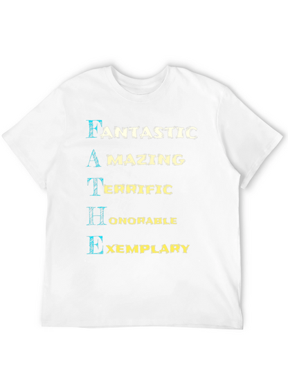 Camiseta Negra de Padre: Fantástico Asombroso y Ejemplar