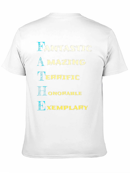 Camiseta Negra de Padre: Fantástico Asombroso y Ejemplar