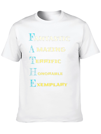 Camiseta Negra de Padre: Fantástico Asombroso y Ejemplar