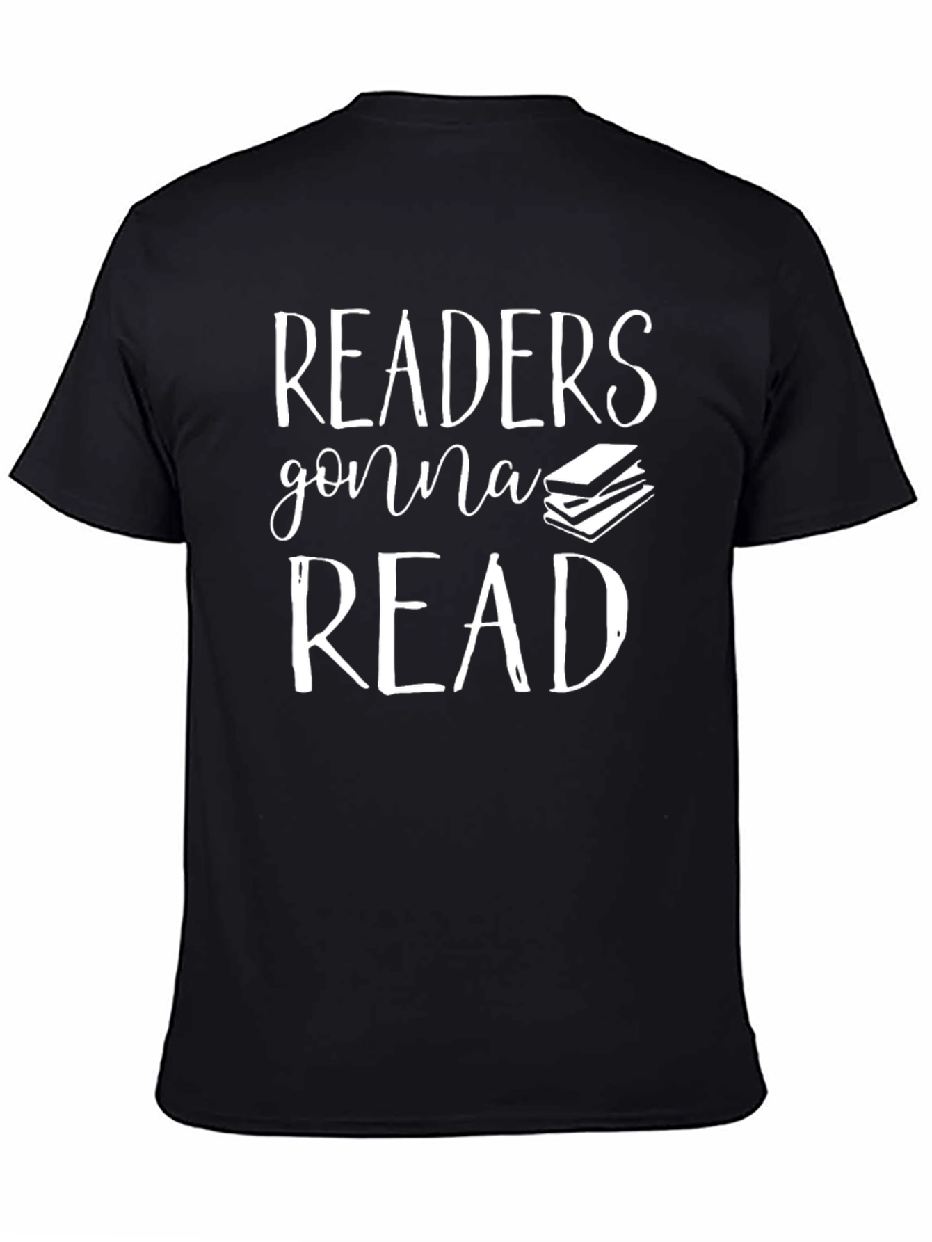 Camiseta Negra Readers Gonna Read para Amantes de Libros