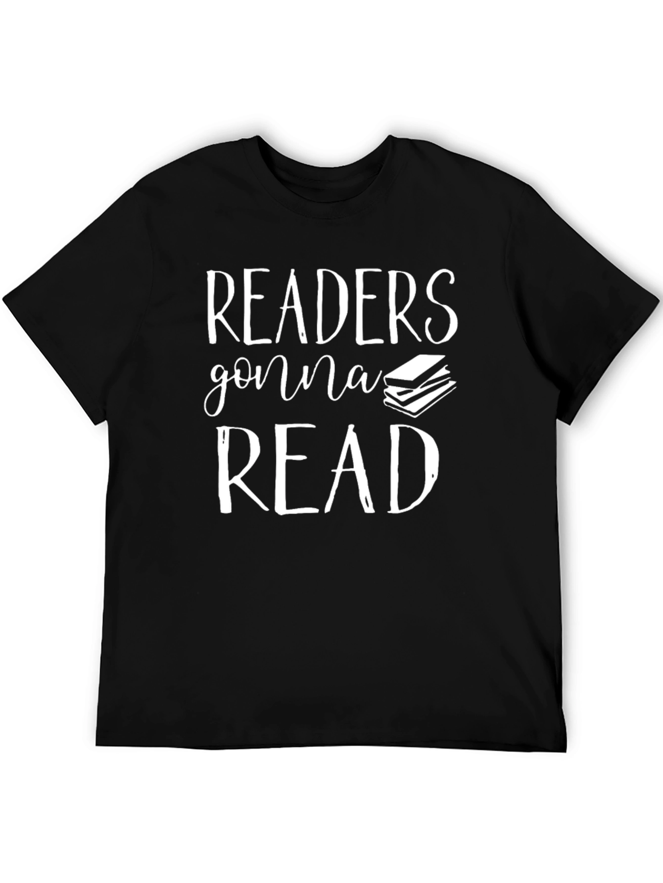 Camiseta Negra Readers Gonna Read para Amantes de Libros