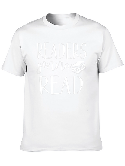 Camiseta Negra Readers Gonna Read para Amantes de Libros