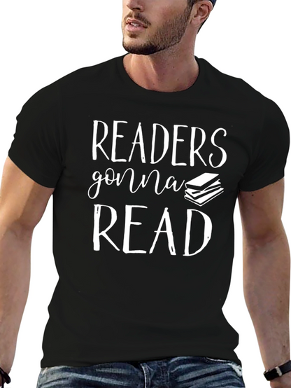Camiseta Negra Readers Gonna Read para Amantes de Libros