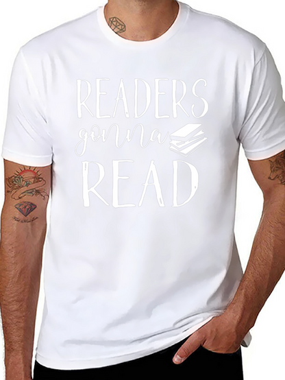 Camiseta Negra Readers Gonna Read para Amantes de Libros
