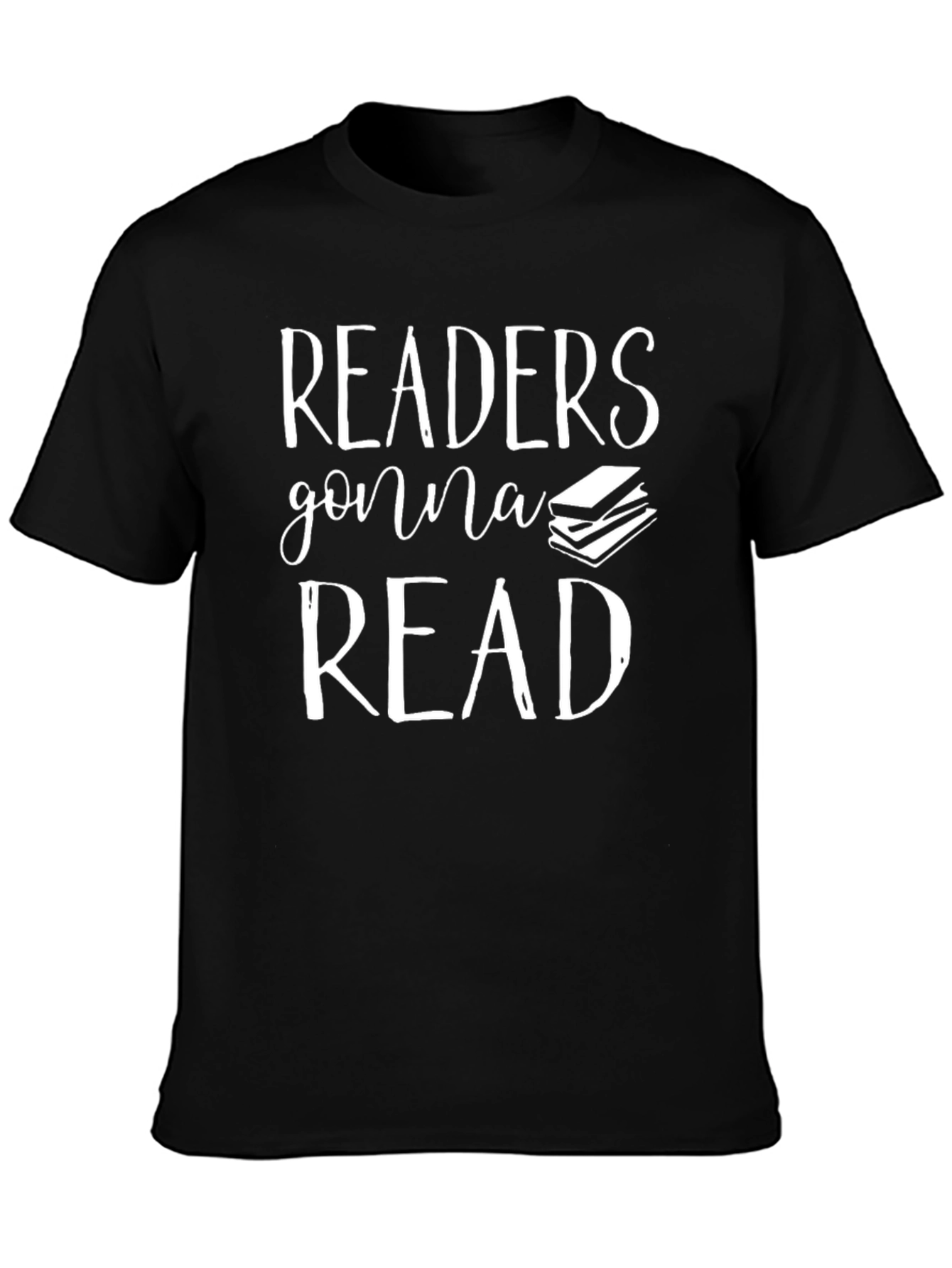 Camiseta Negra Readers Gonna Read para Amantes de Libros