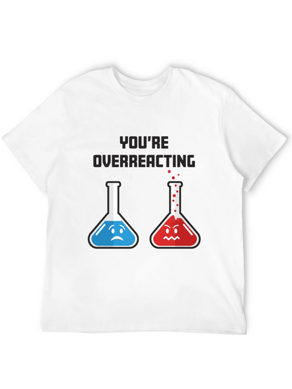 Camiseta Negra: Reacción Química Divertida