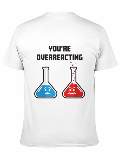 Camiseta Negra: Reacción Química Divertida