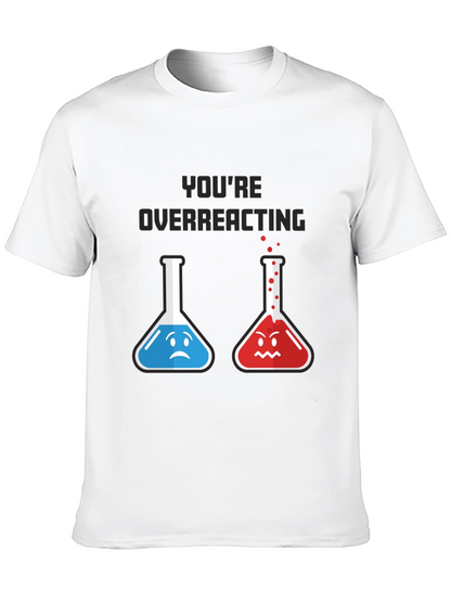 Camiseta Negra: Reacción Química Divertida