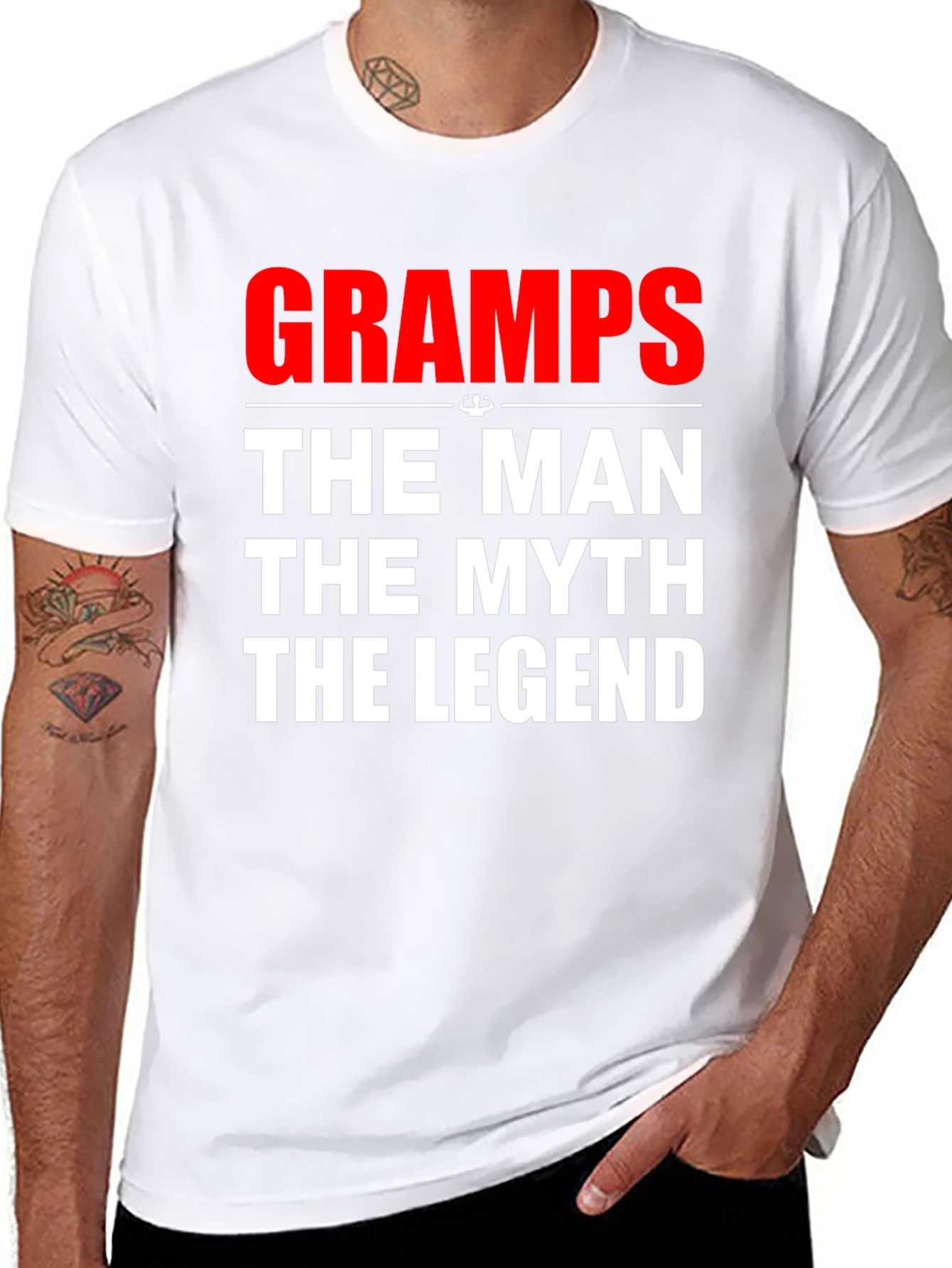 Camiseta Gramps: El Hombre El Mito La Leyenda