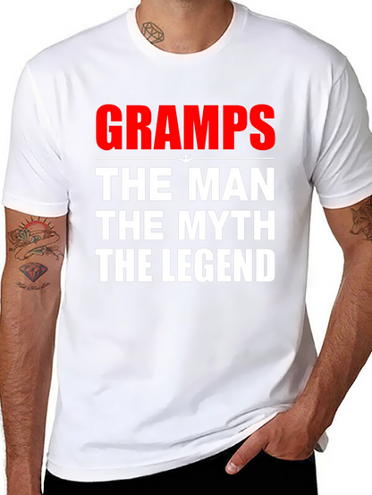 Camiseta Gramps: El Hombre El Mito La Leyenda