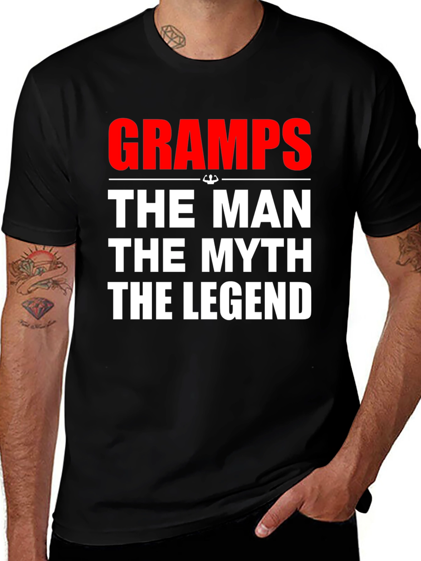 Camiseta Gramps: El Hombre El Mito La Leyenda