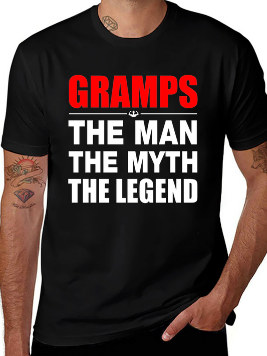 Camiseta Gramps: El Hombre El Mito La Leyenda