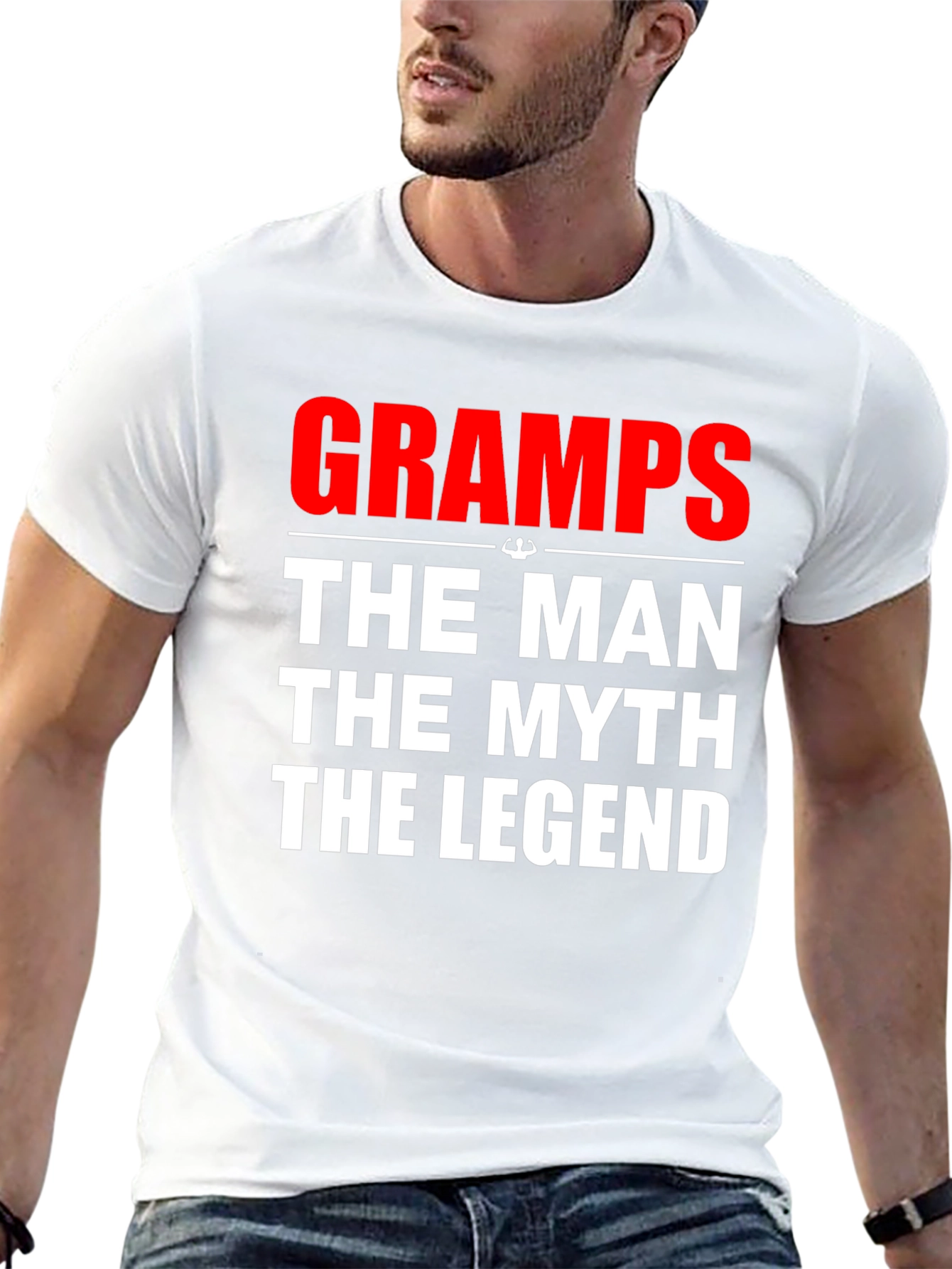 Camiseta Gramps: El Hombre El Mito La Leyenda