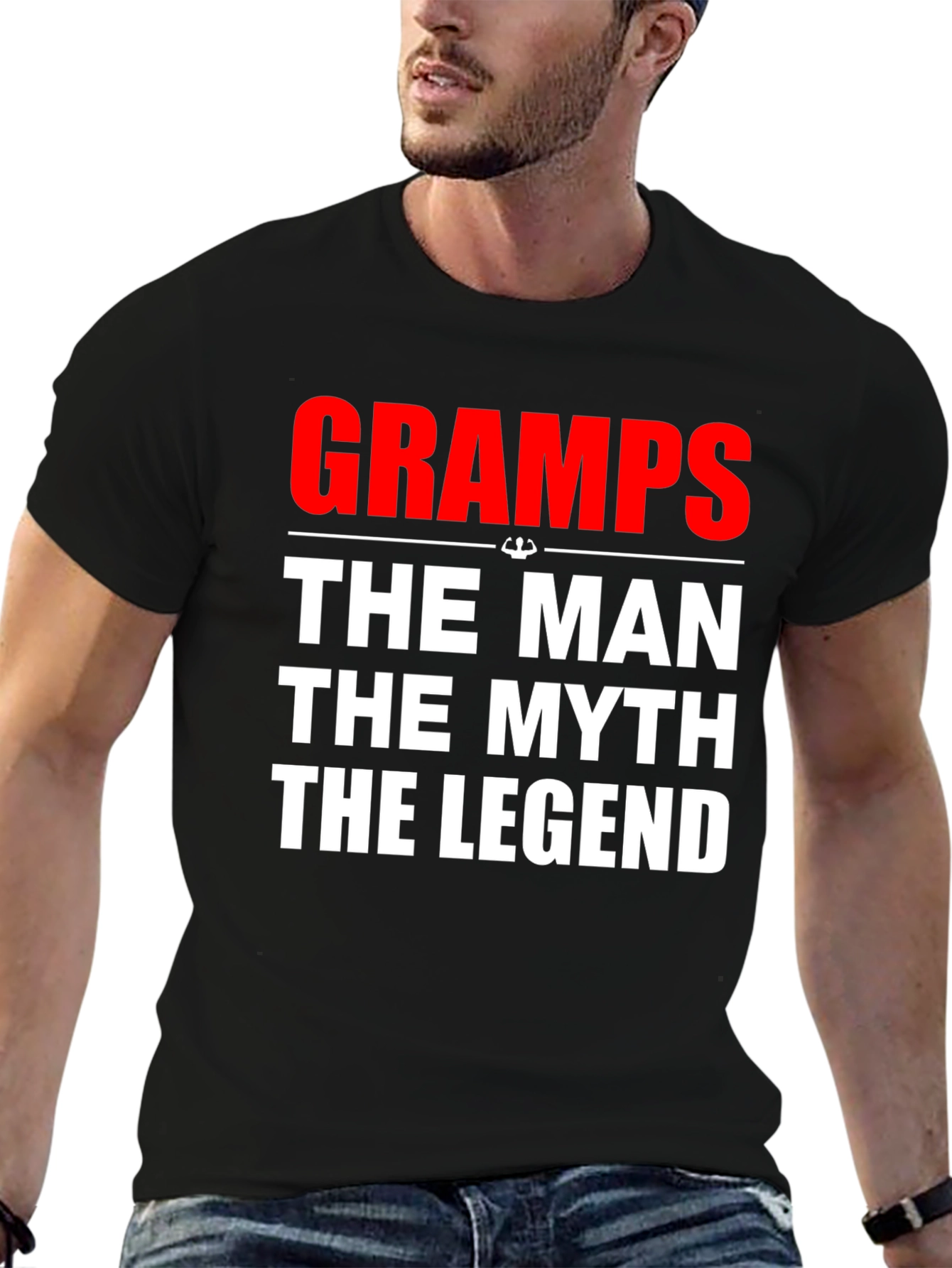 Camiseta Gramps: El Hombre El Mito La Leyenda