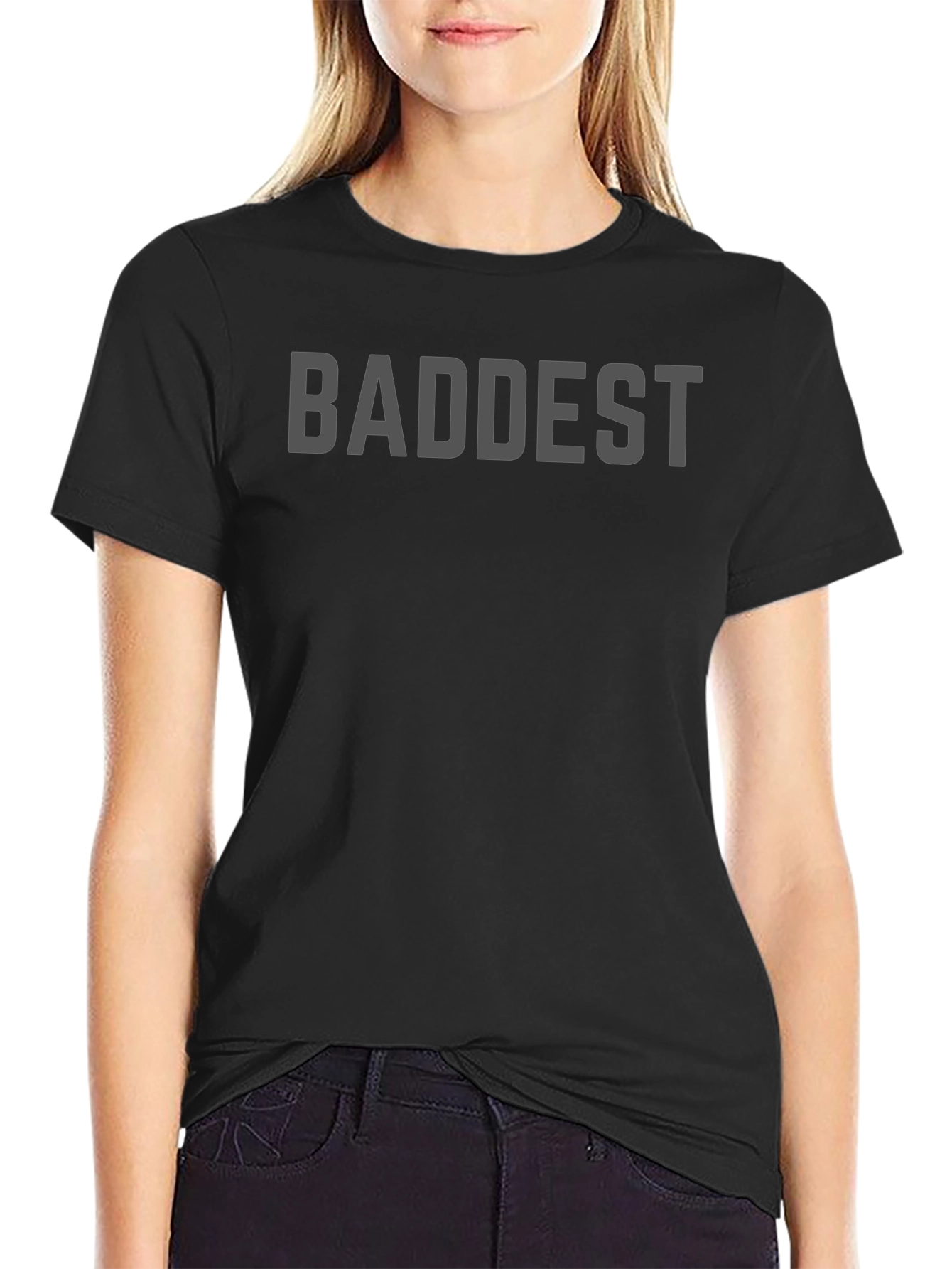 Camiseta Negra Baddest para Hombre