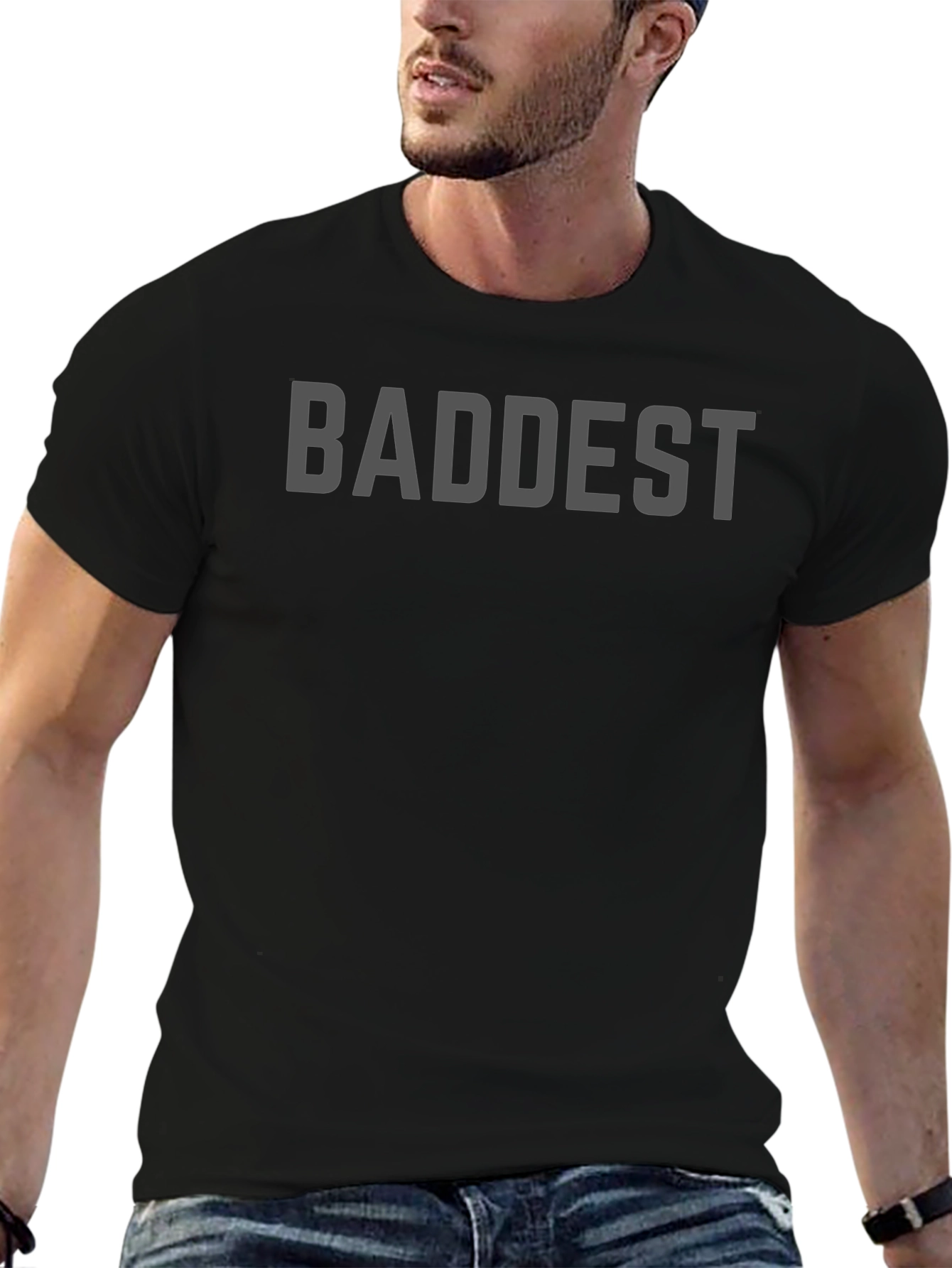 Camiseta Negra Baddest para Hombre