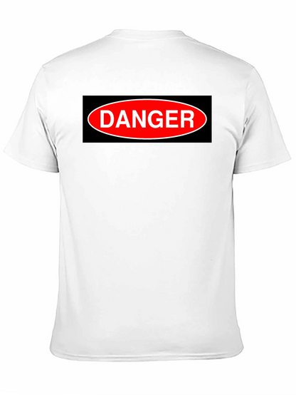 Camiseta Negra DANGER - Estilo Casual y Atrevido