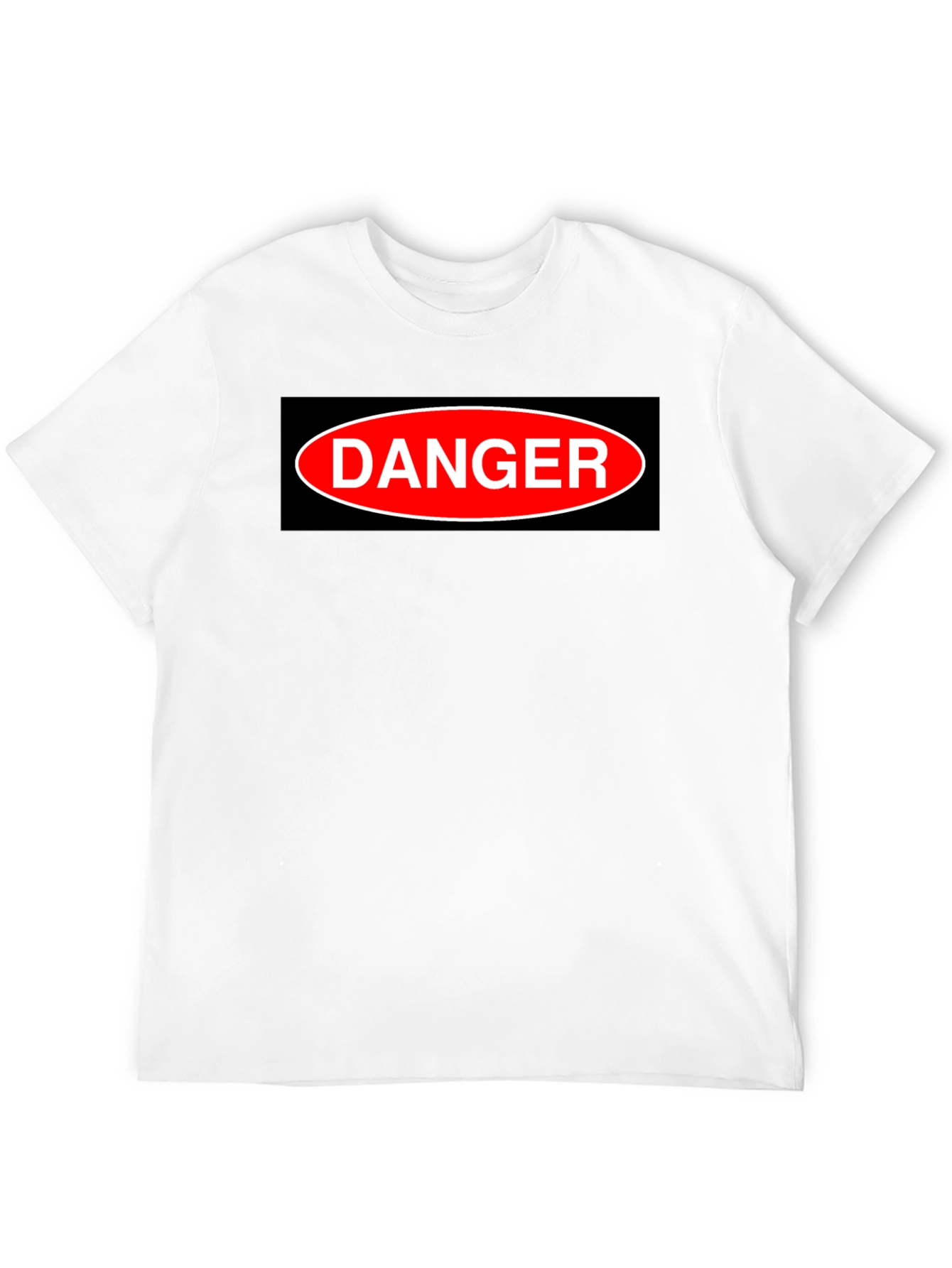 Camiseta Negra DANGER - Estilo Casual y Atrevido