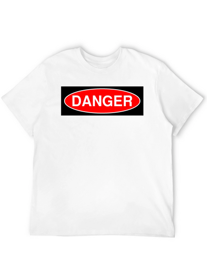 Camiseta Negra DANGER - Estilo Casual y Atrevido