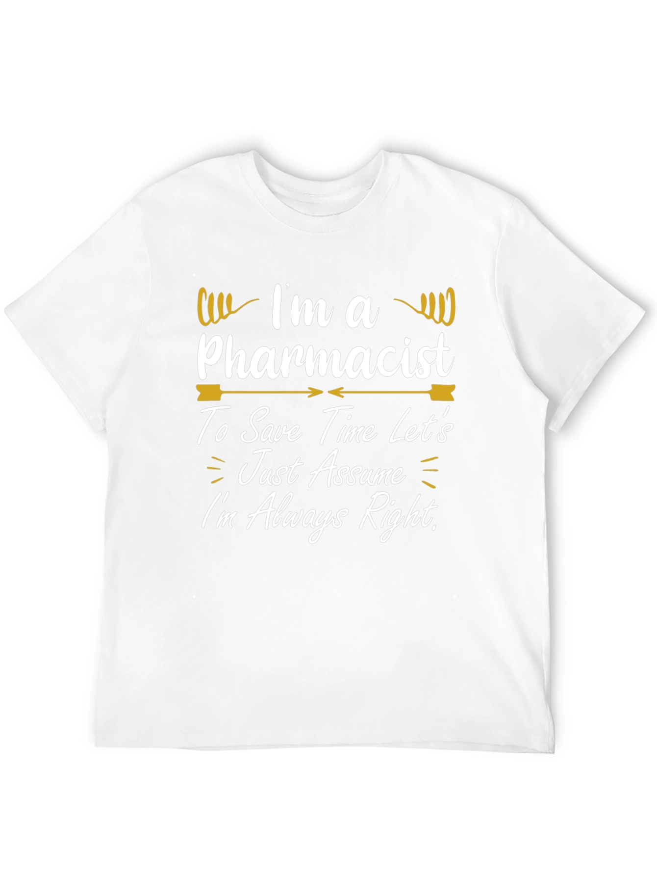 Camiseta Negra con Diseño de Farmacéutico