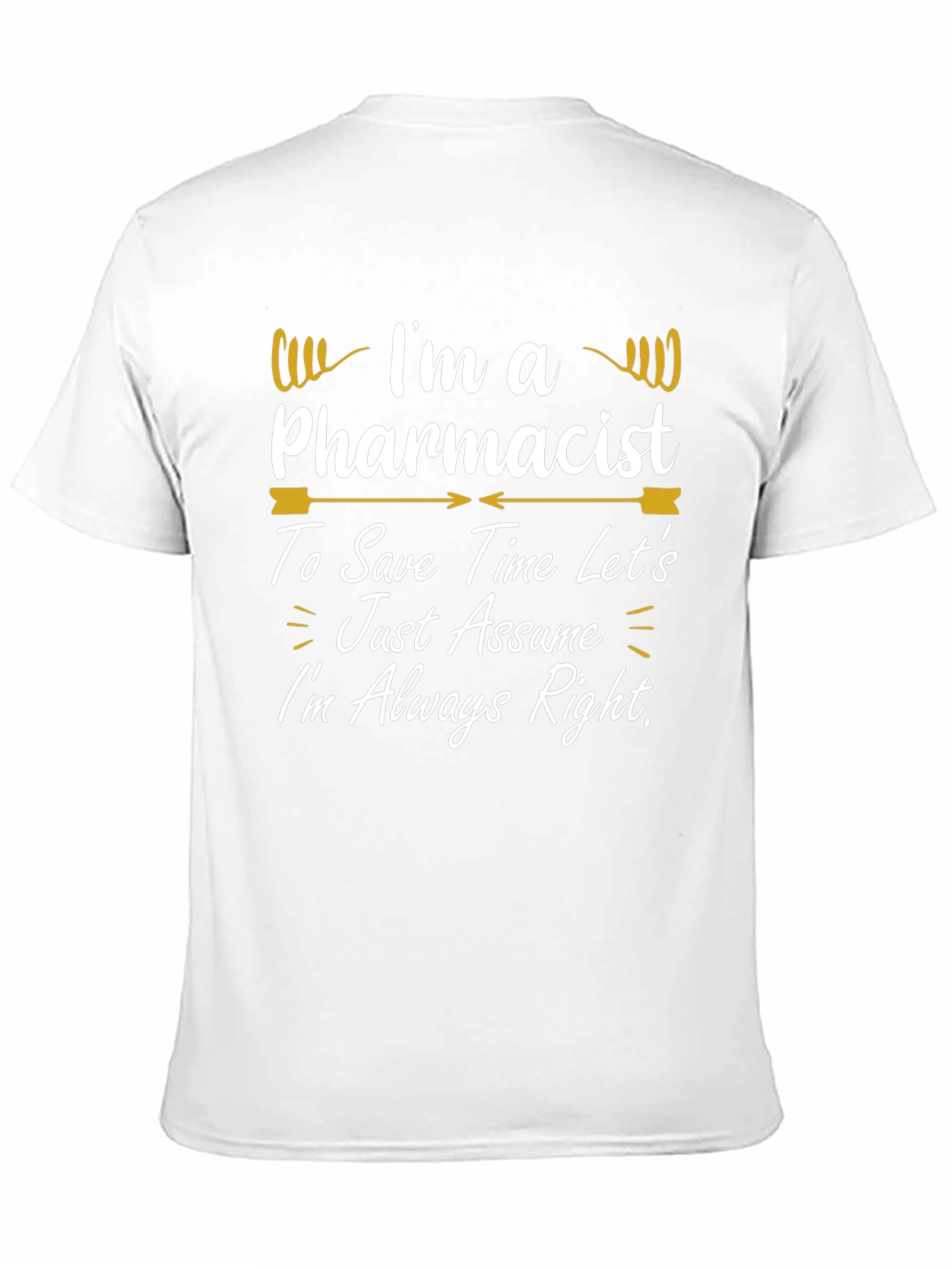 Camiseta Negra con Diseño de Farmacéutico