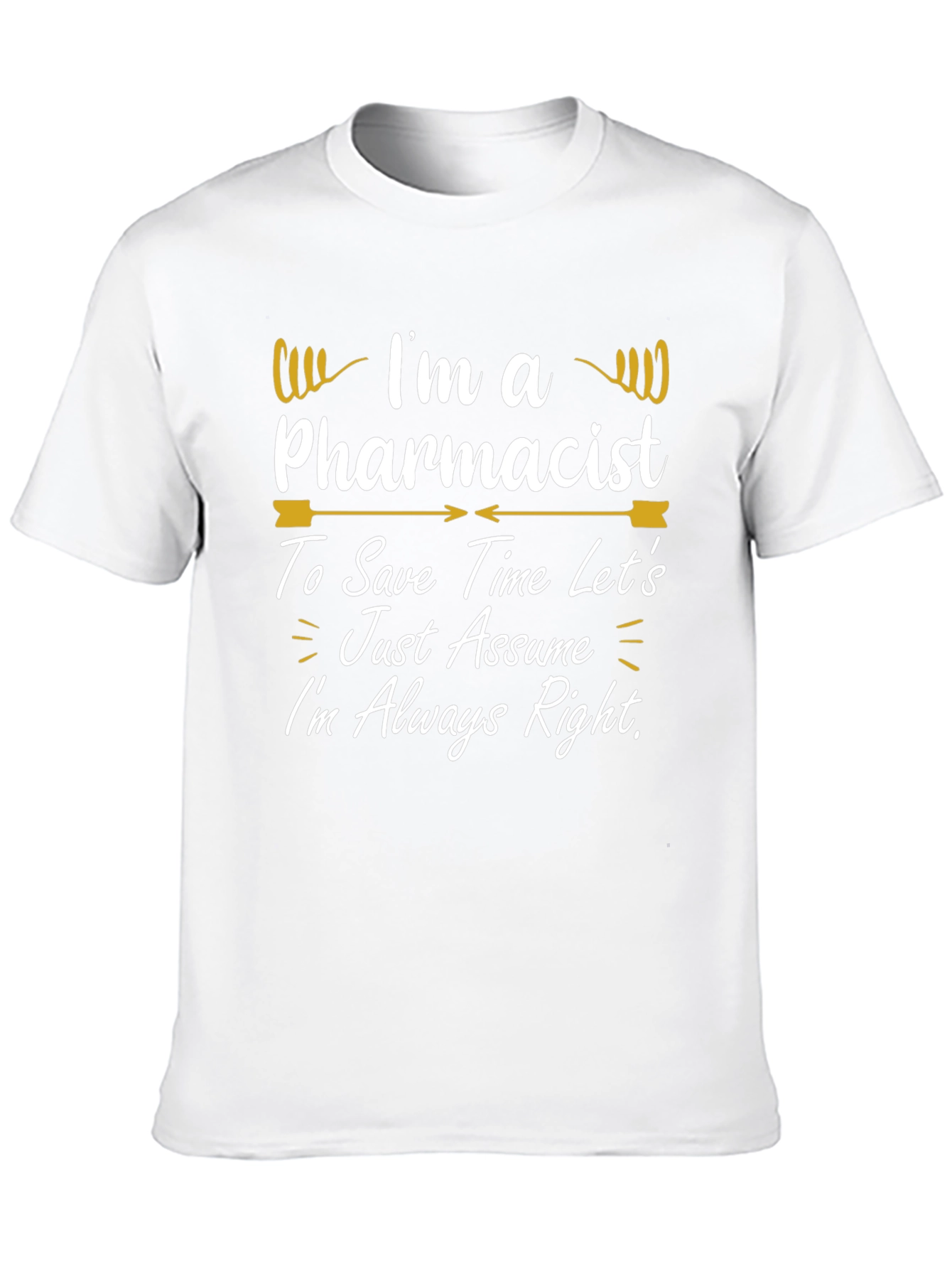 Camiseta Negra con Diseño de Farmacéutico
