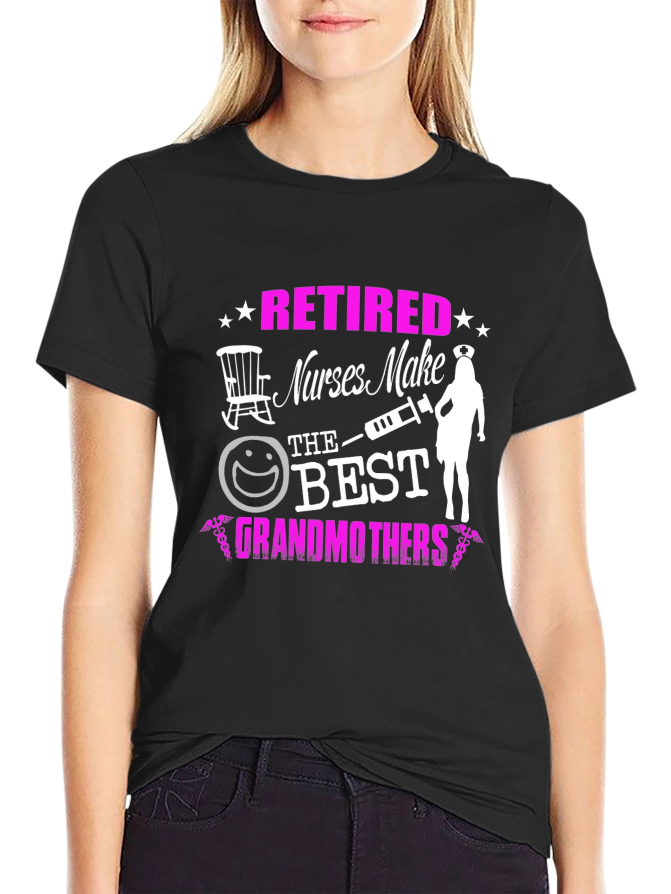 Camiseta Negra: Jubiladas las mejores abuelas