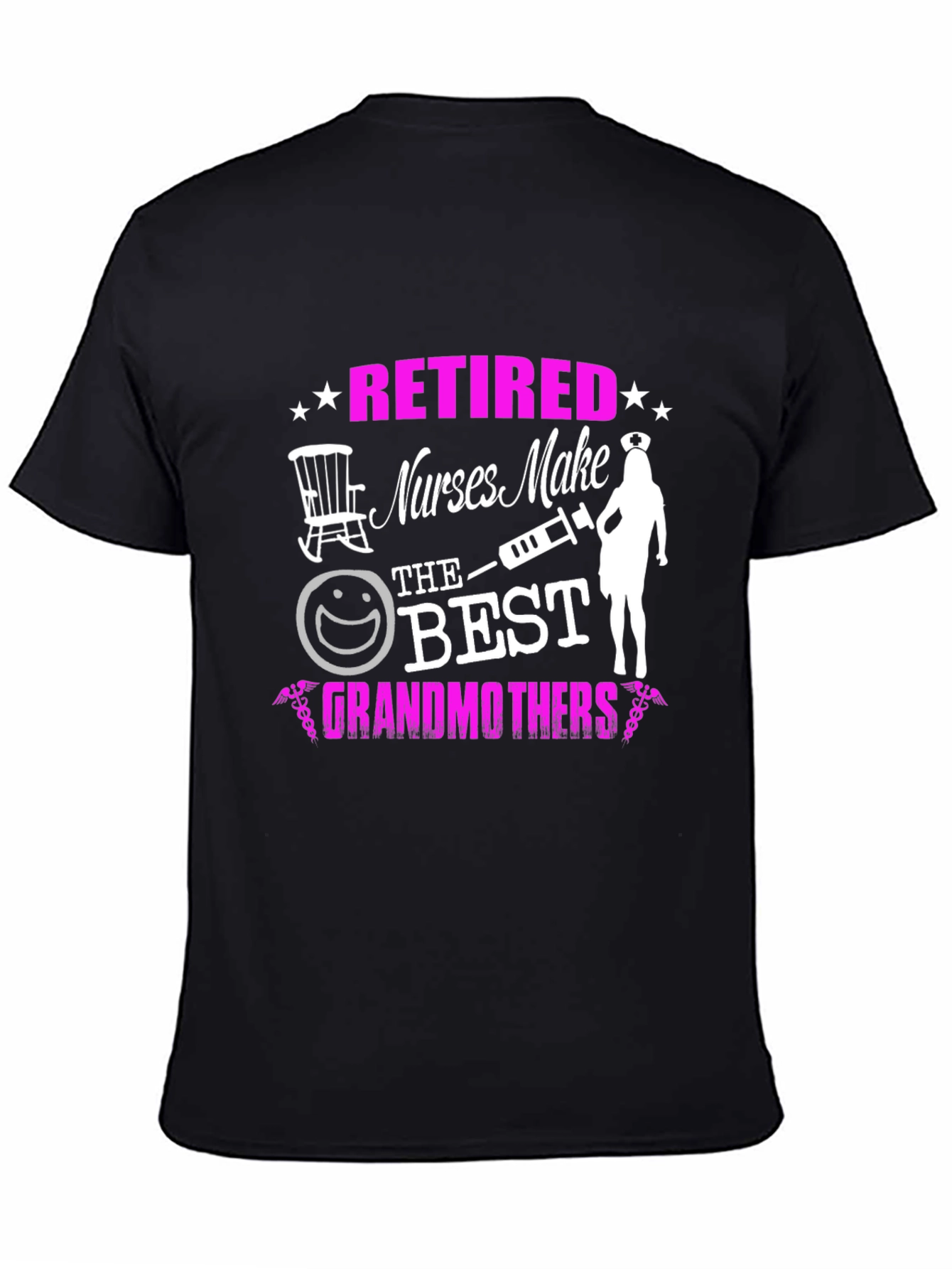 Camiseta Negra: Jubiladas las mejores abuelas