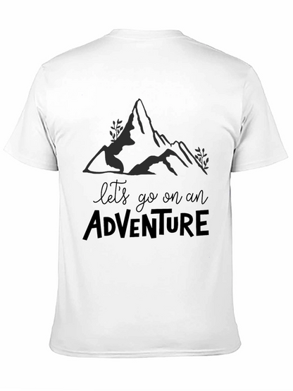 Camiseta Negra Aventura para Hombre