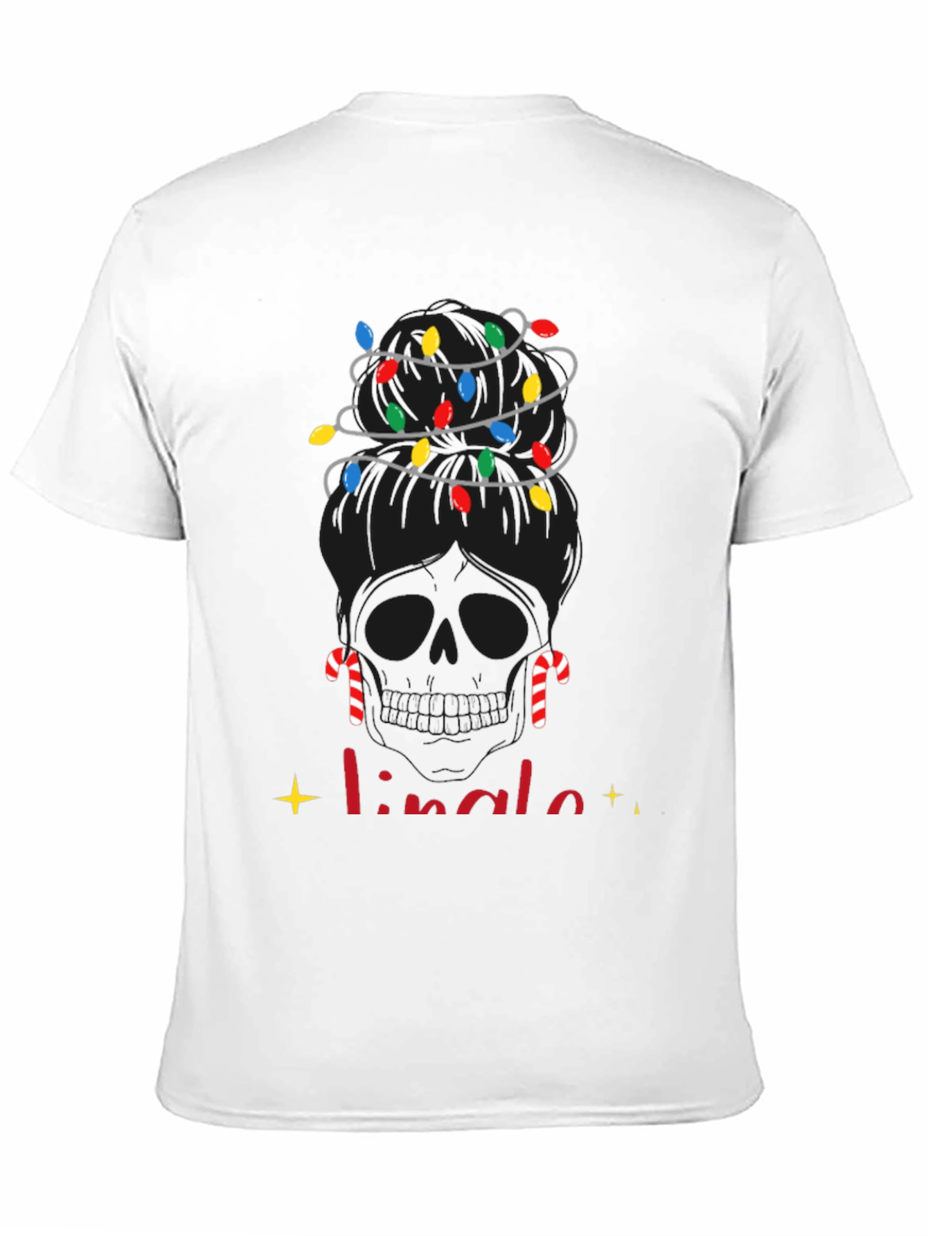 Camiseta Navideña Calavera Jingle