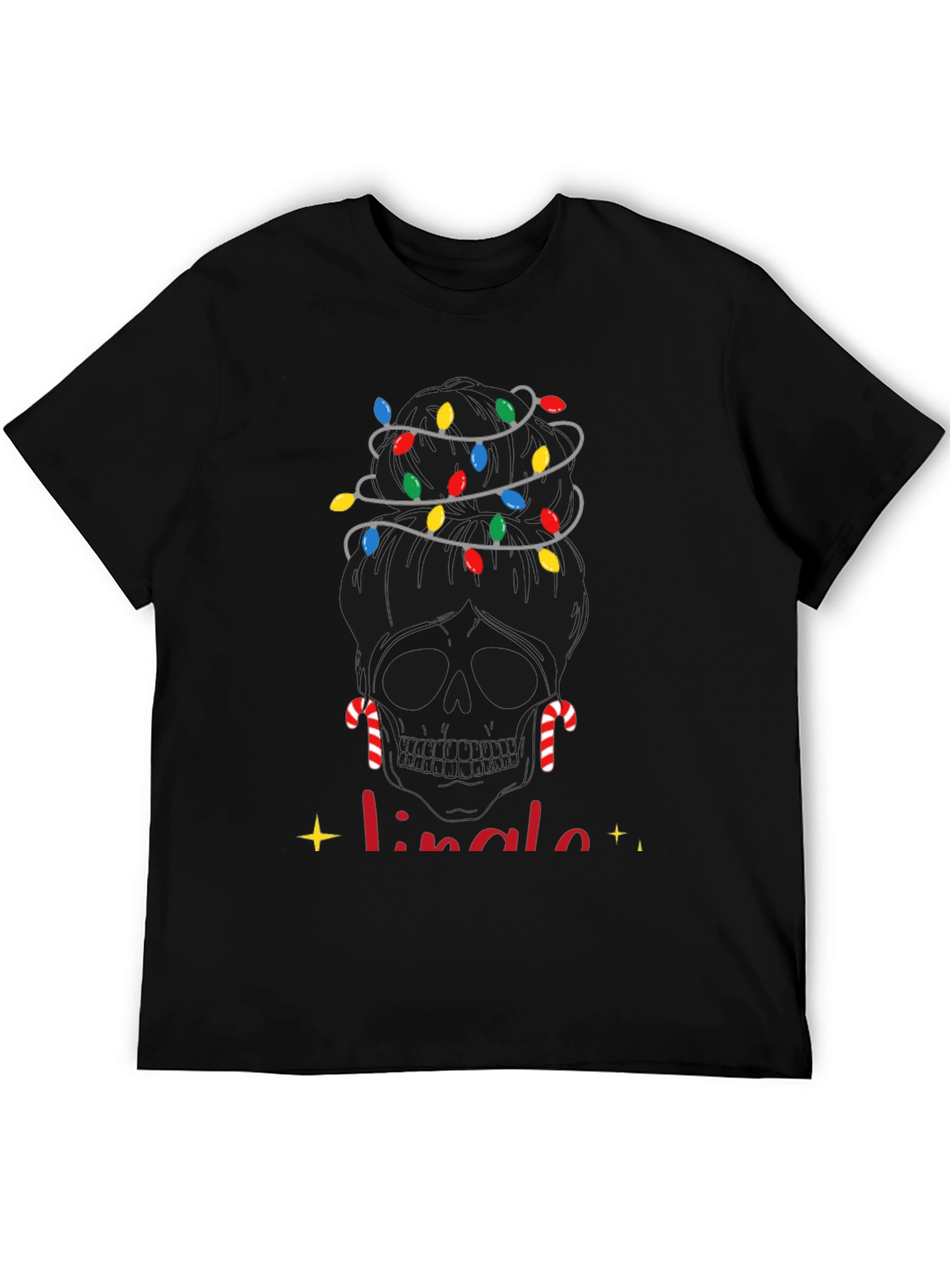 Camiseta Navideña Calavera Jingle