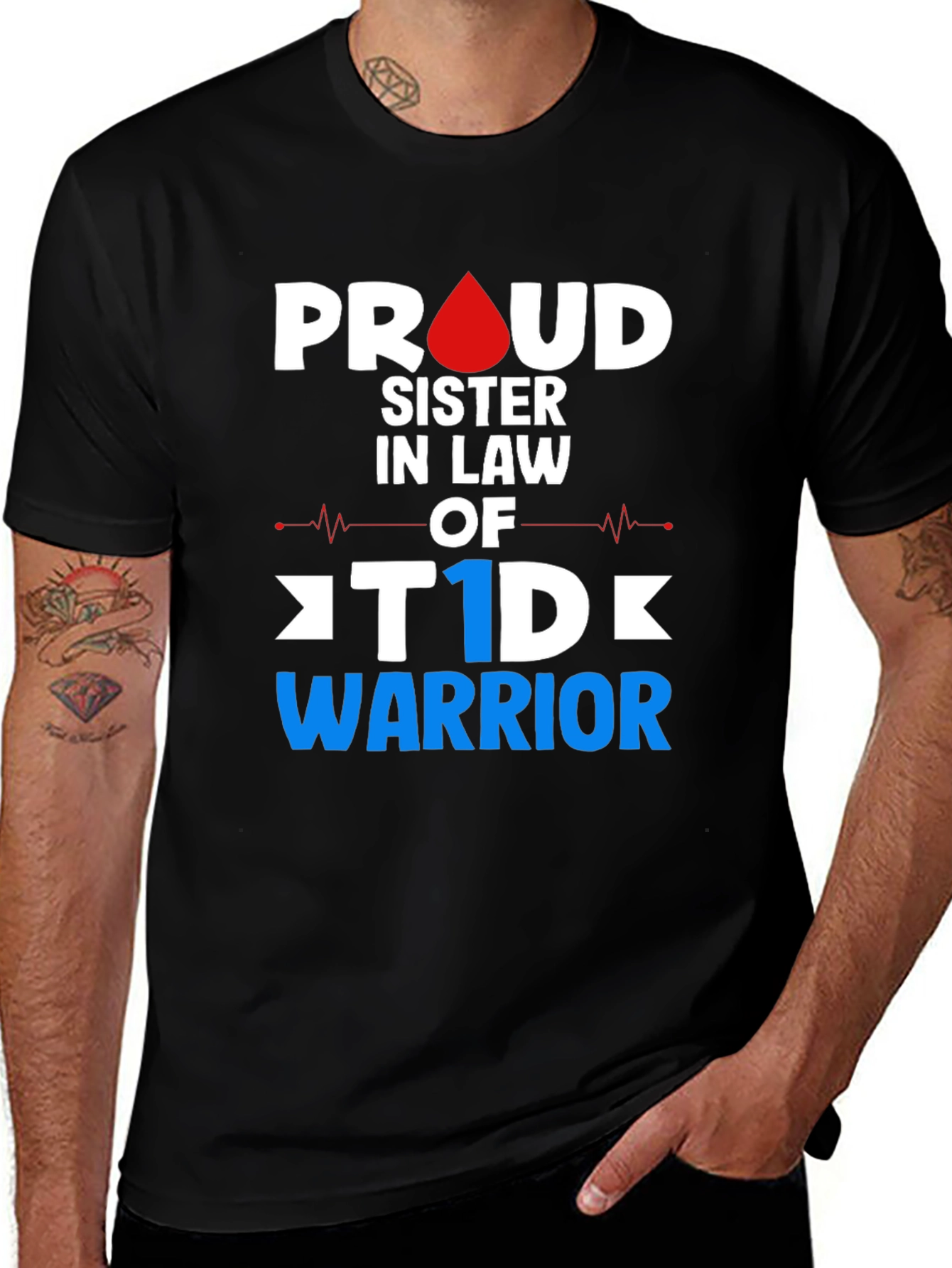 Camiseta Hermana de Guerrero T1D