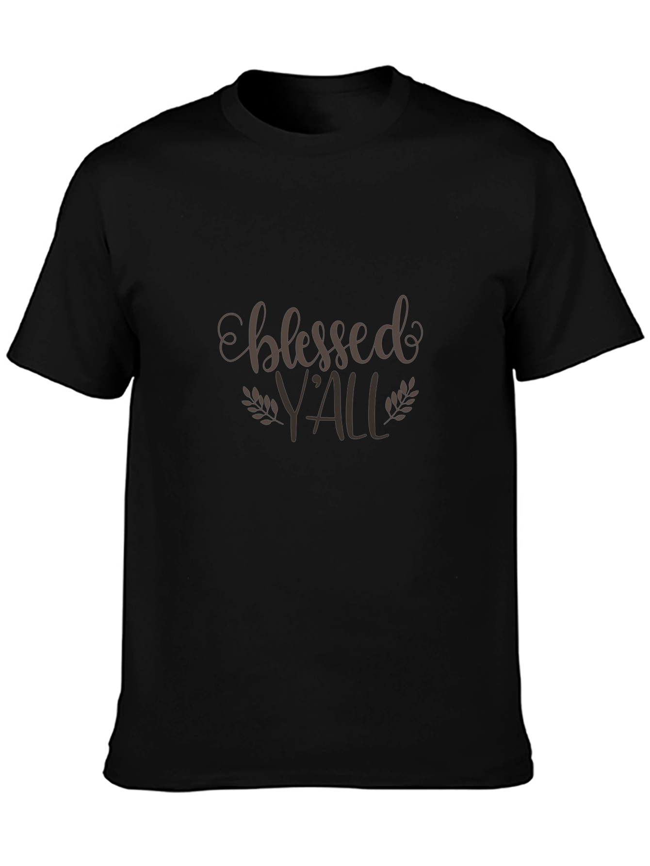 Camiseta Negra Blessed Yall