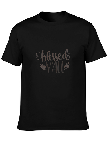 Camiseta Negra Blessed Yall