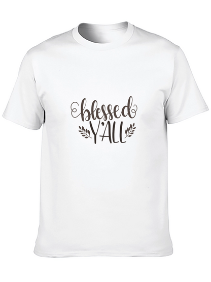 Camiseta Negra Blessed Yall