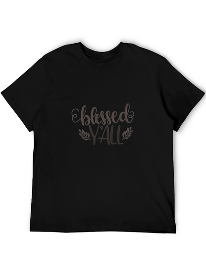 Camiseta Negra Blessed Yall