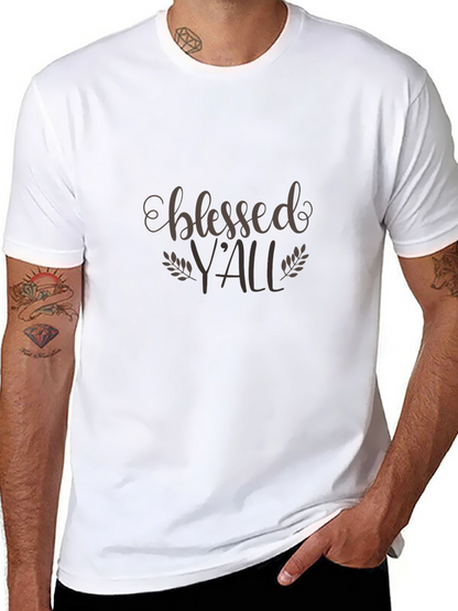 Camiseta Negra Blessed Yall
