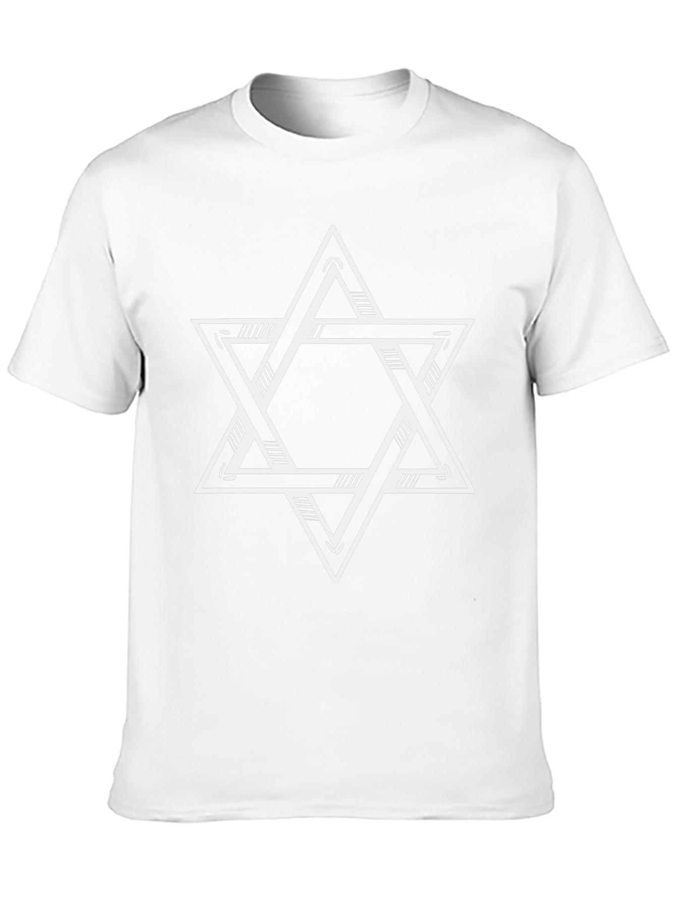 Camiseta Negra Estrella de David Unisex