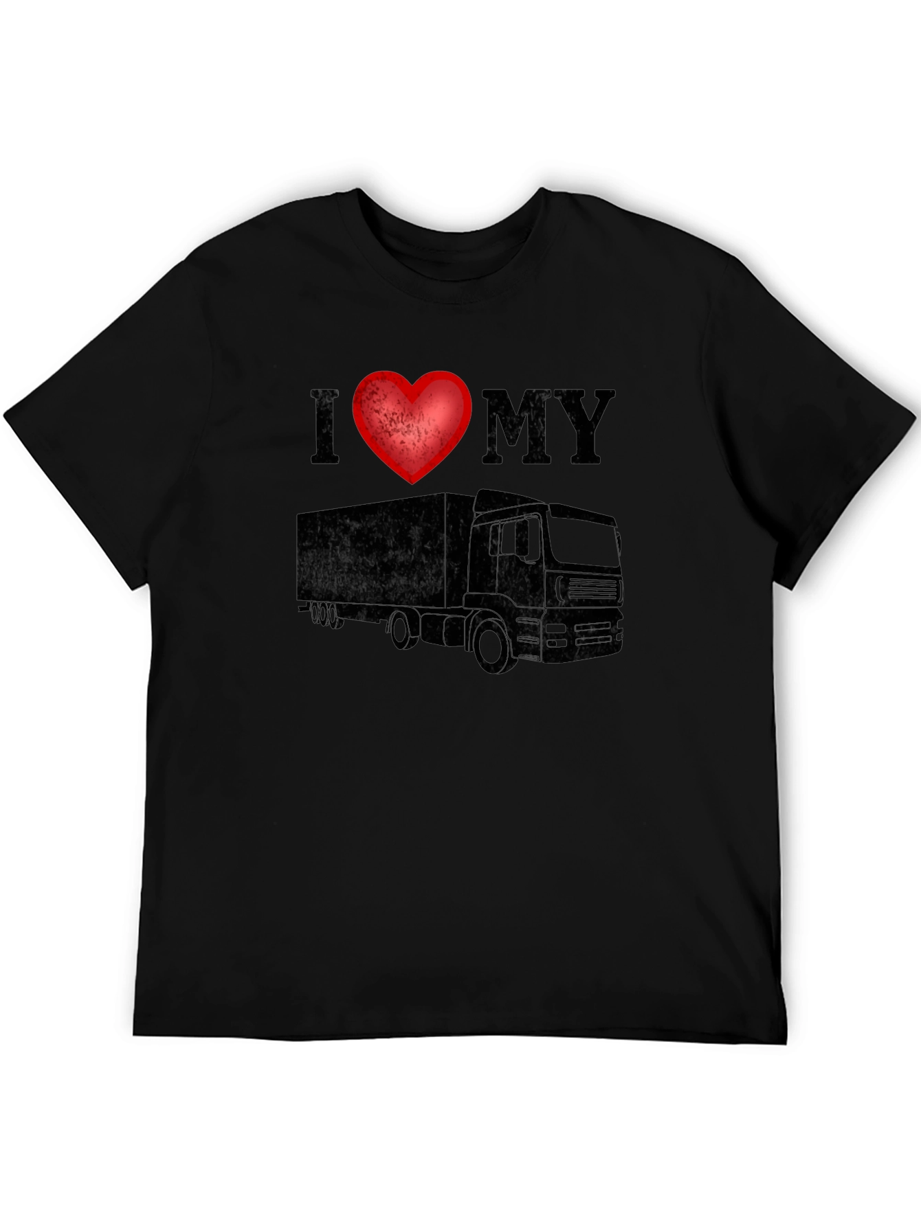 Camiseta Negra Amo Mi Camión