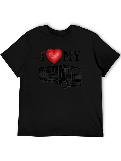 Camiseta Negra Amo Mi Camión