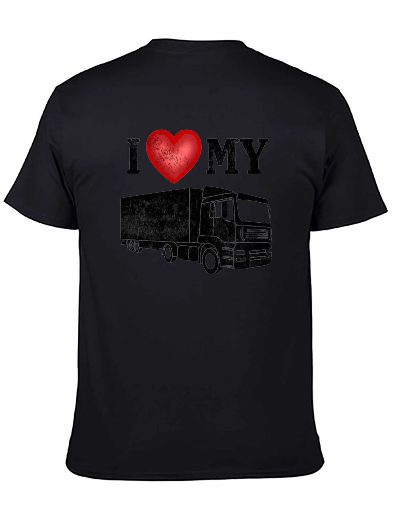 Camiseta Negra Amo Mi Camión