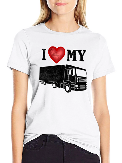 Camiseta Negra Amo Mi Camión