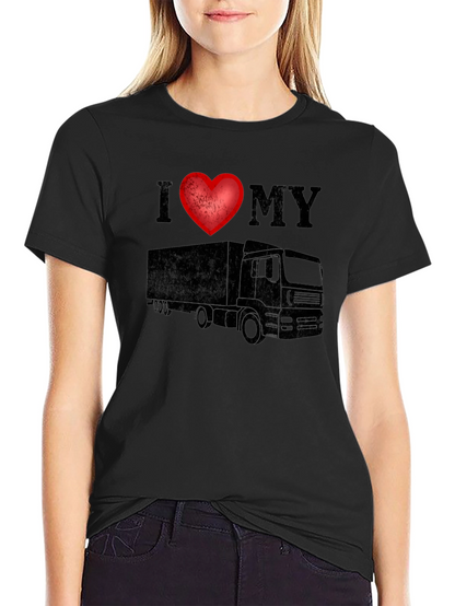 Camiseta Negra Amo Mi Camión