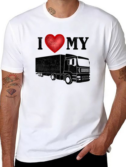 Camiseta Negra Amo Mi Camión