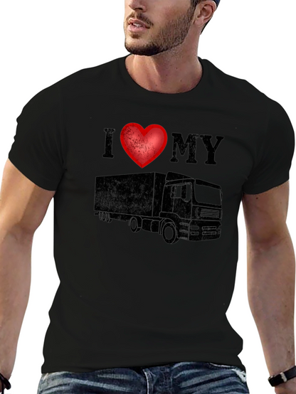 Camiseta Negra Amo Mi Camión