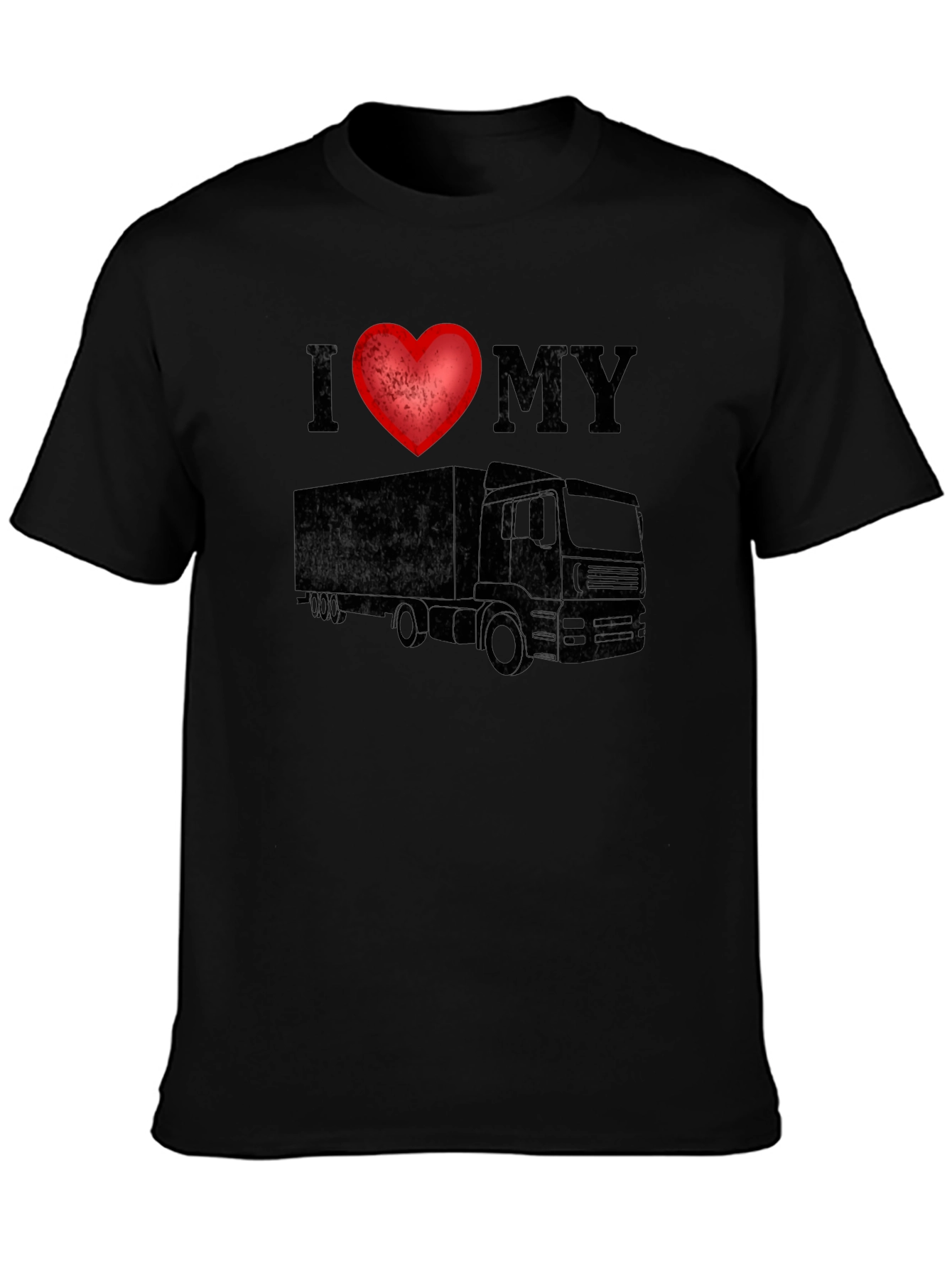 Camiseta Negra Amo Mi Camión