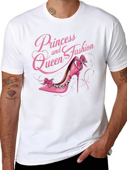 Camiseta Negra Princesa y Reina