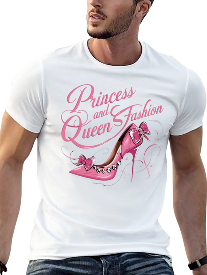 Camiseta Negra Princesa y Reina